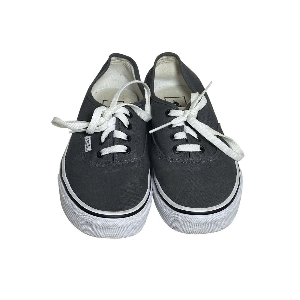 Vans Authentic Gray Canvas Sneakers Women’s 7 Men’s 5.5 EU 37